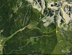 Tracciato percorso GP - Sc hilpario - Pizzo Camino su cartina  3D Google